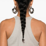 Canotta asimmetrica in grigio Rick Owens - donna 