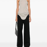 Canotta asimmetrica in grigio Rick Owens - donna 
