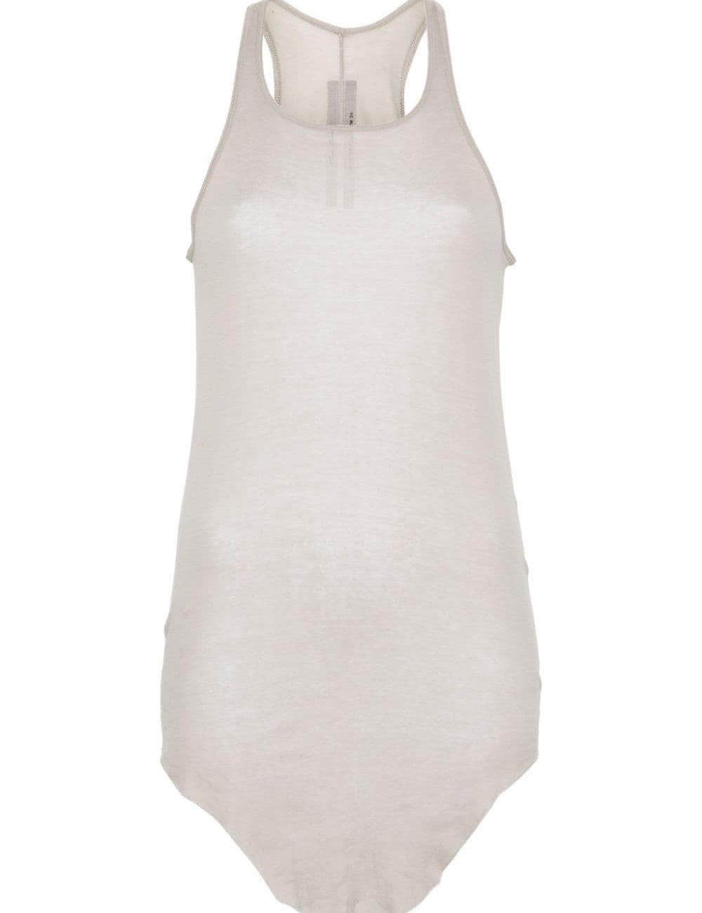 Canotta asimmetrica in grigio Rick Owens - donna 