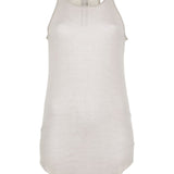Canotta asimmetrica in grigio Rick Owens - donna 