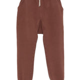 Pantaloni sportivi con coulisse in marrone Rick owens kids - bambini 