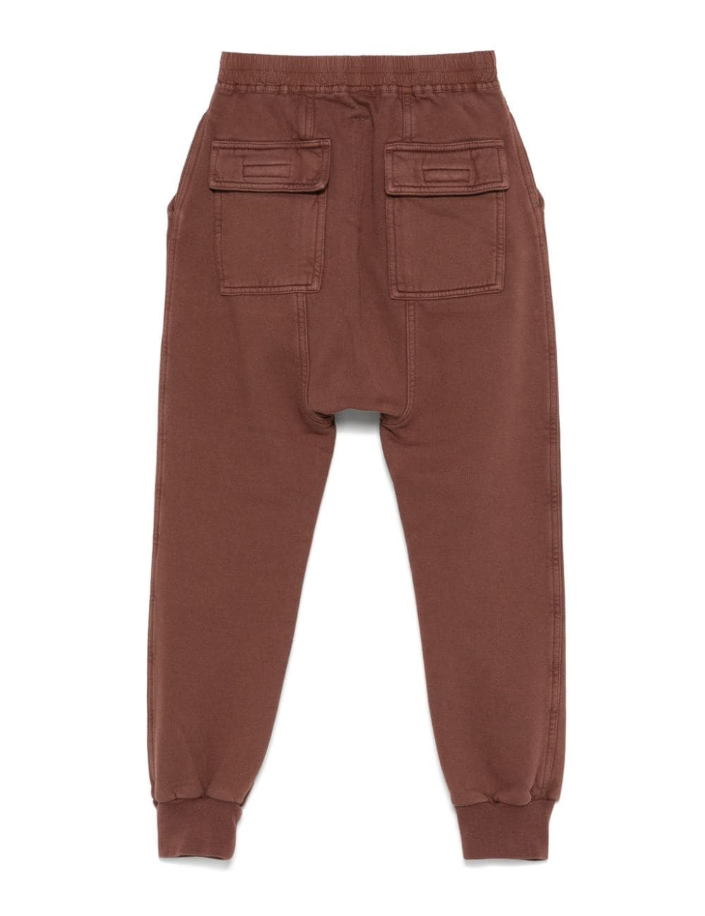 Pantaloni sportivi con coulisse in marrone Rick owens kids - bambini 