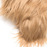 Cappello in finta pelliccia in beige Ruslan baginskiy - donna 