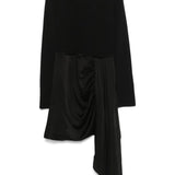 Abito corto drappeggiato in nero Simkhai - donna 