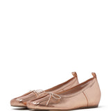 Ballerine con fiocco in oro rosa di Simone Rocha - donna 