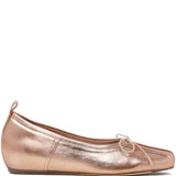 Ballerine con fiocco in oro rosa di Simone Rocha - donna 