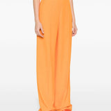 Pantaloni palazzo Marlene in arancio Taller Marmo - donna 
