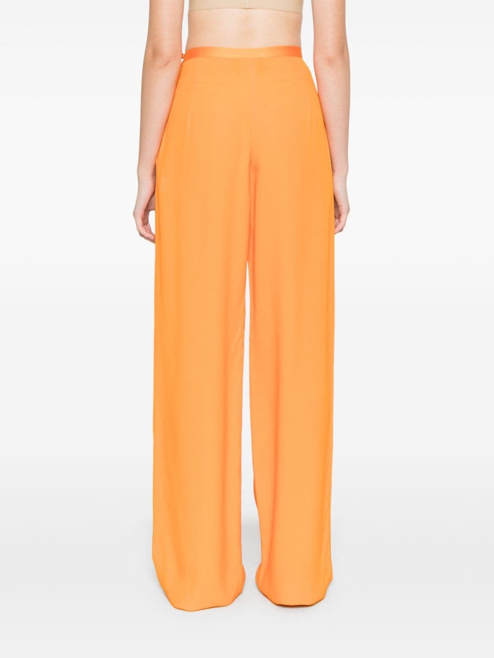 Pantaloni palazzo Marlene in arancio Taller Marmo - donna 