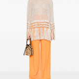 Pantaloni palazzo Marlene in arancio Taller Marmo - donna 