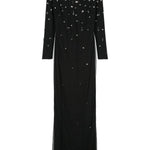 Abito lungo Catroux con cristalli in nero The New Arrivals - donna 