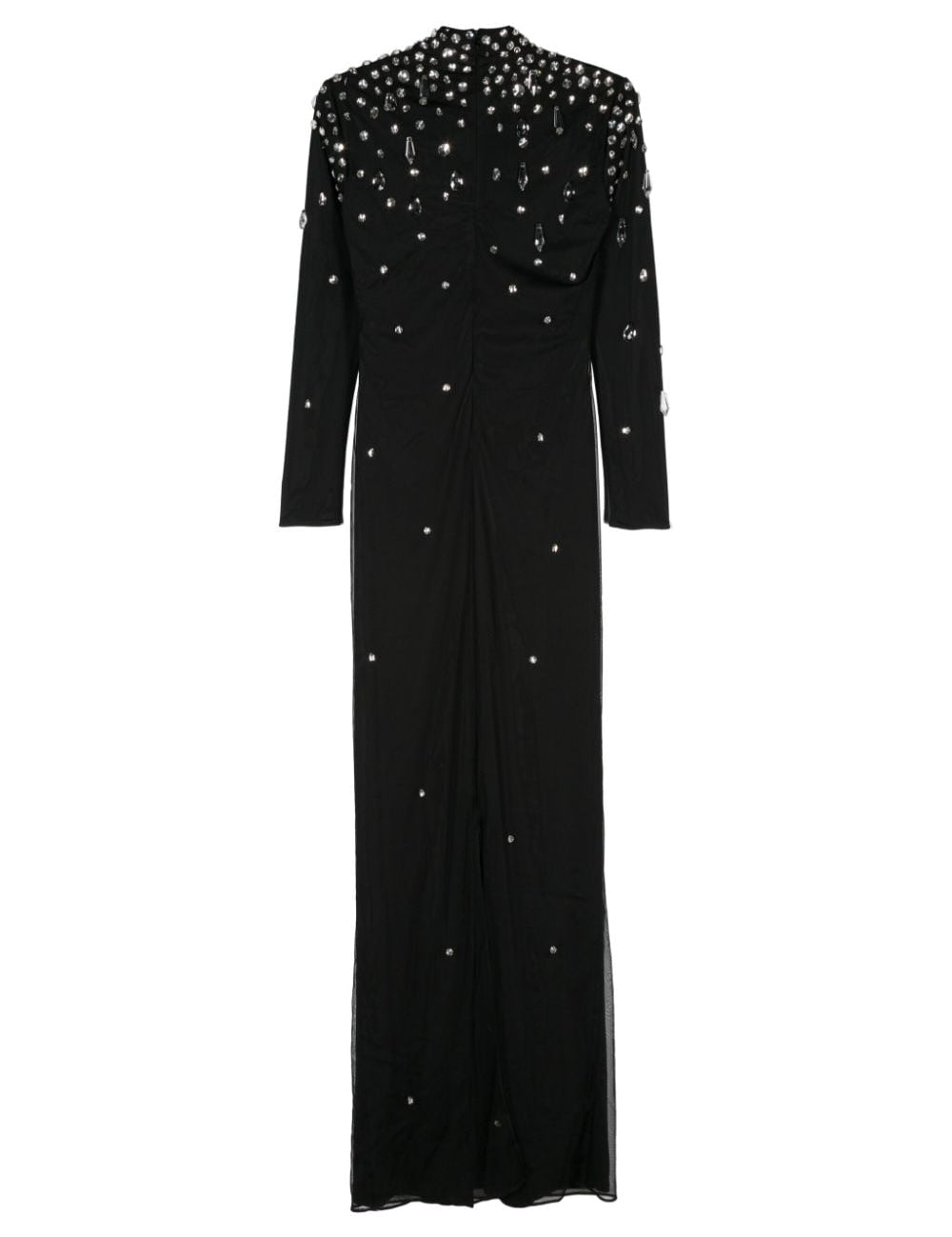 Abito lungo Catroux con cristalli in nero The New Arrivals - donna 