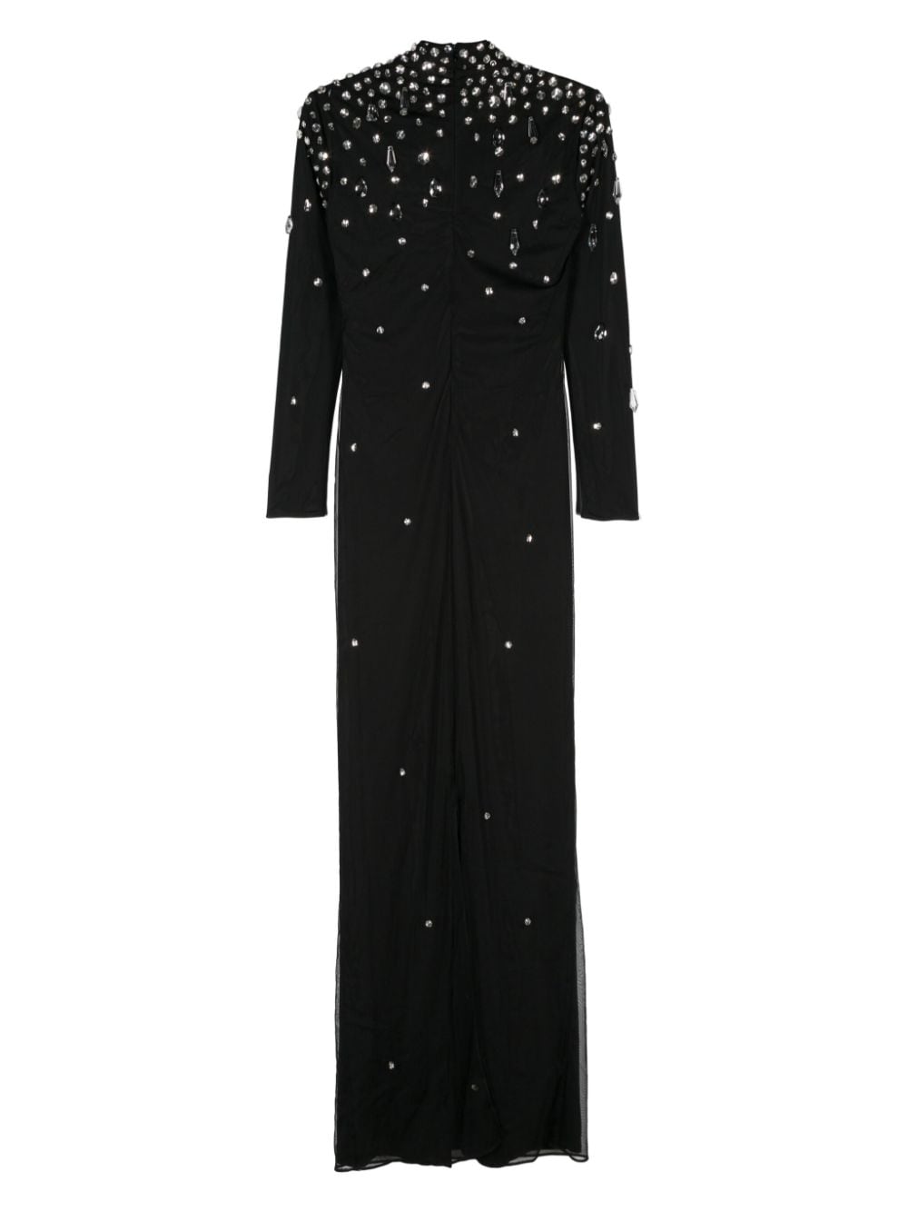 Abito lungo Catroux con cristalli in nero The New Arrivals - donna 