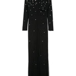 Abito lungo Catroux con cristalli in nero The New Arrivals - donna 
