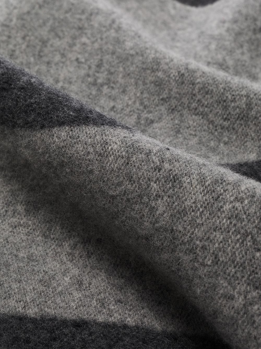 Sciarpa con stampa monogramma in grigio - donna 