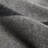 Sciarpa con stampa monogramma in grigio - donna 