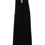 Abito maxi con scollo a V kyro in nero Toteme - donna 