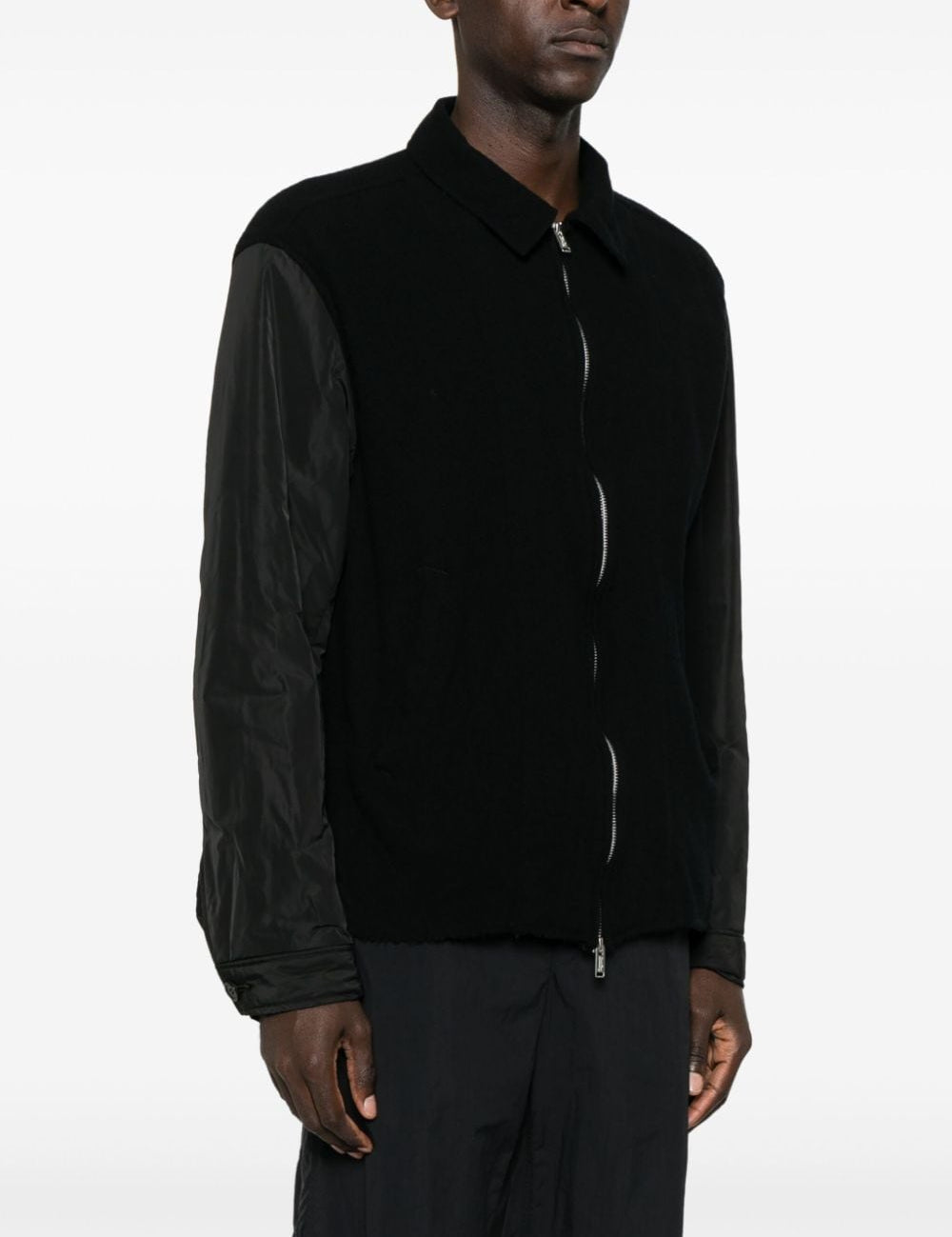 Giacca con zip in nero Undercover - uomo 