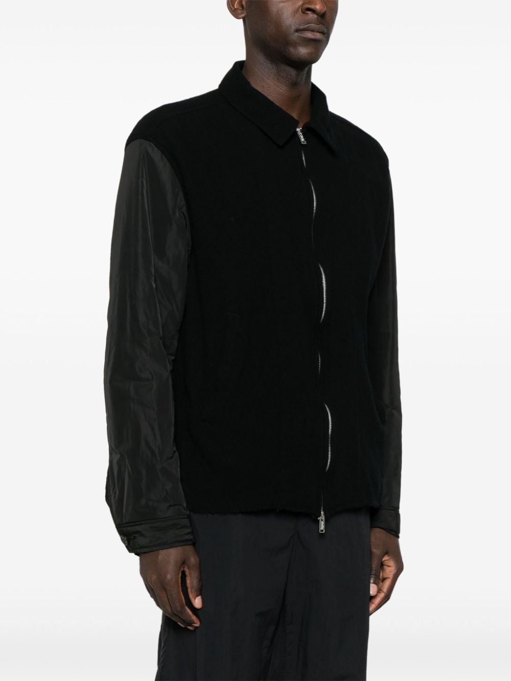 Giacca con zip in nero Undercover - uomo 
