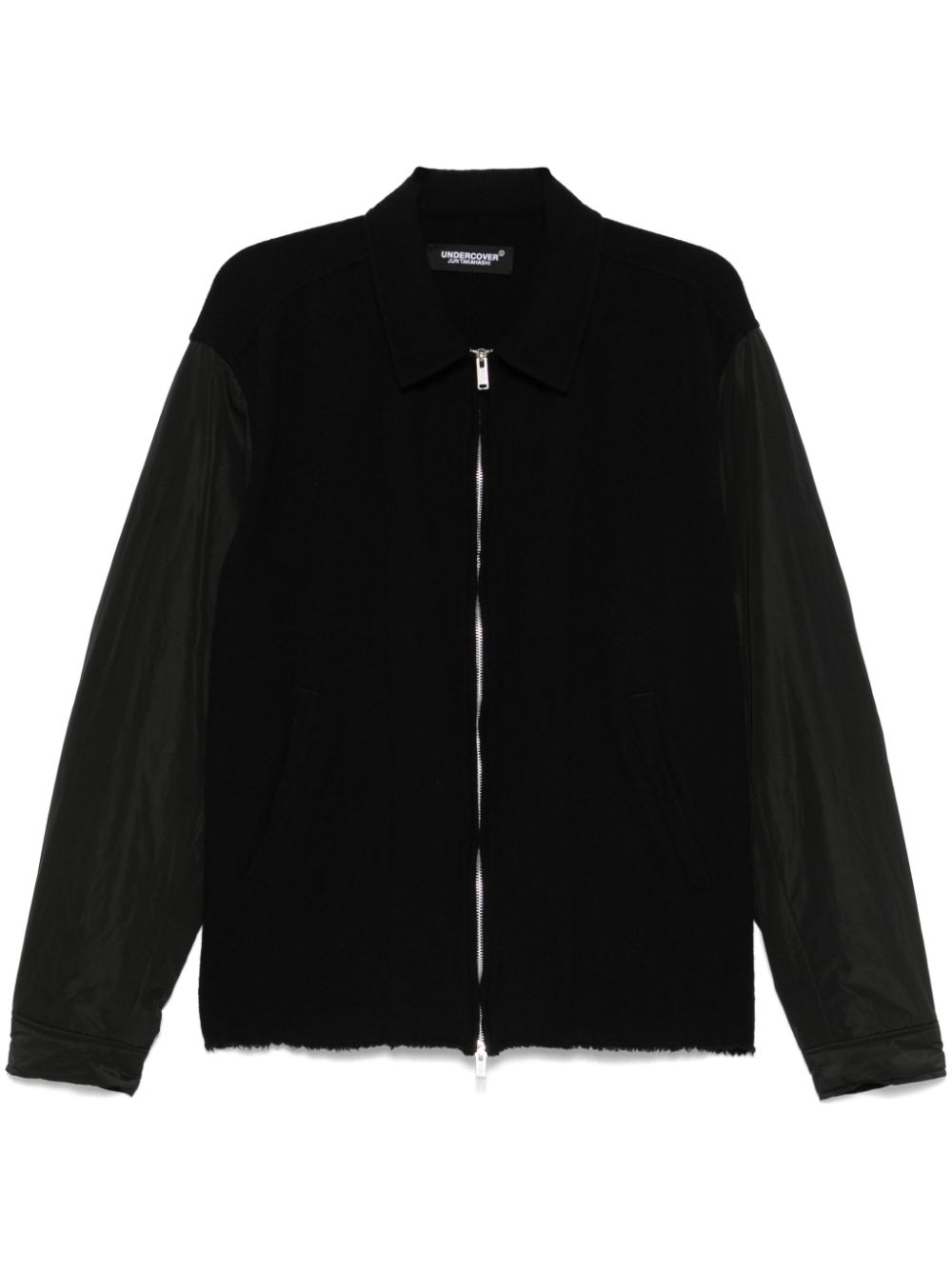 Giacca con zip in nero Undercover - uomo 