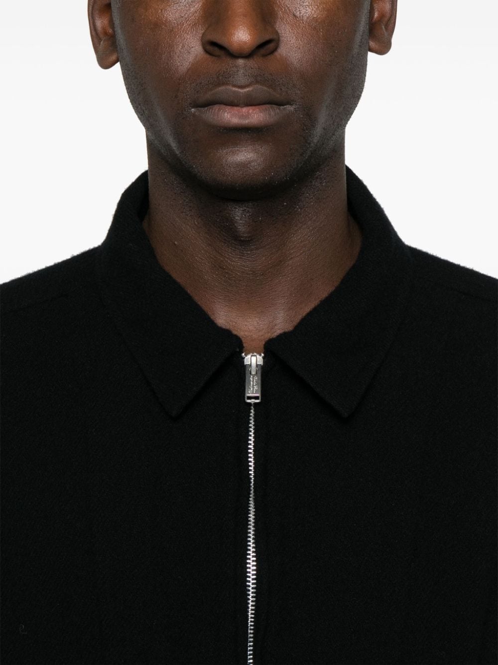 Giacca con zip in nero Undercover - uomo 