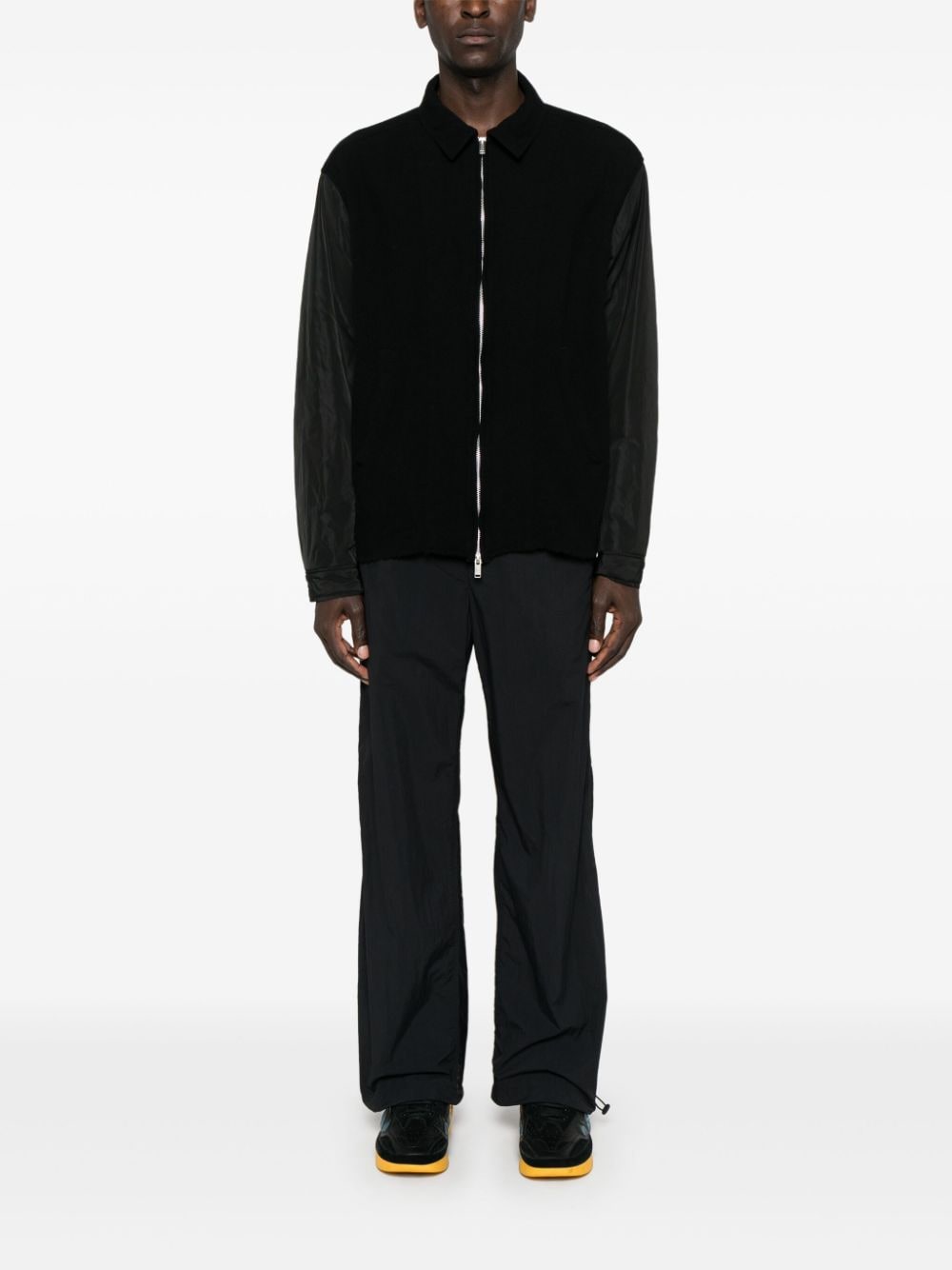 Giacca con zip in nero Undercover - uomo 