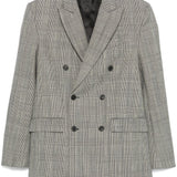 Blazer in pied-de-poule in grigio Wardrobe.Nyc - donna 
