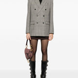 Blazer in pied-de-poule in grigio Wardrobe.Nyc - donna 