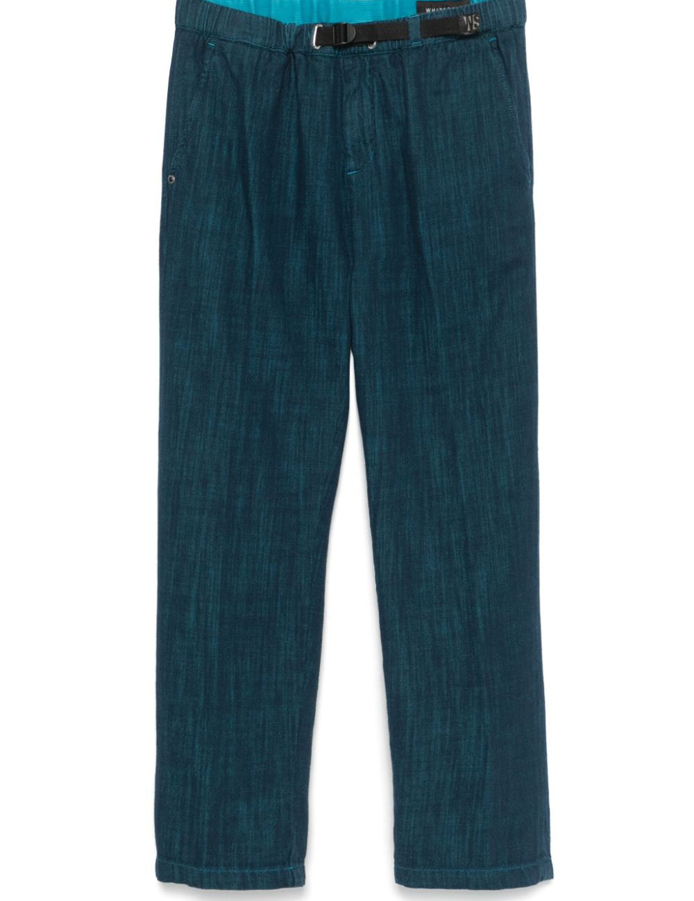 Pantaloni effetto mélange in blu Whitesand - uomo 