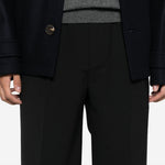 Pantaloni affusolati in nero Zegna - uomo 