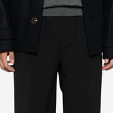 Pantaloni affusolati in nero Zegna - uomo 