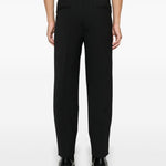 Pantaloni affusolati in nero Zegna - uomo 