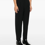 Pantaloni affusolati in nero Zegna - uomo 
