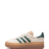 Sneakers gazelle bold in verde e beige 