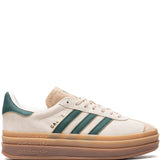Sneakers gazelle bold in verde e beige 
