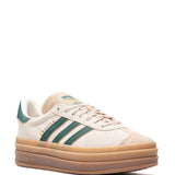Sneakers gazelle bold in verde e beige 
