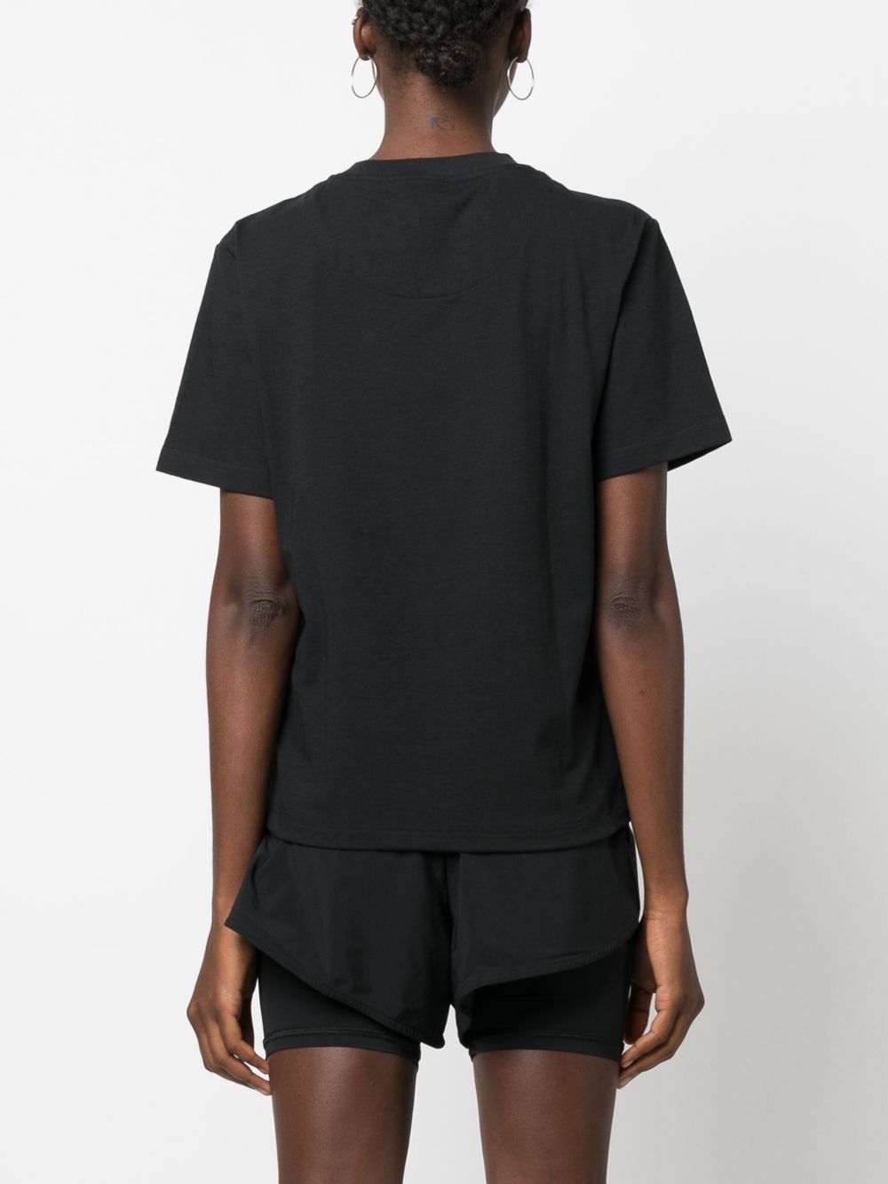 T-shirt a maniche corte truecasuals in nero Adidas by stella mc cartney - donna 