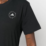 T-shirt a maniche corte truecasuals in nero Adidas by stella mc cartney - donna 