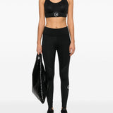 Leggings TruePace in nero Adidas by stella mc  cartney - donna 