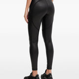 Leggings con logo  in nero Adidas by stella mc cartney - donna 