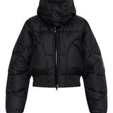 Giacca trapuntata con cappuccio in nero Adidas by stella mc cartney - donna 