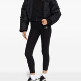 Giacca trapuntata con cappuccio in nero Adidas by stella mc cartney - donna 