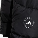 Giacca trapuntata con cappuccio in nero Adidas by stella mc cartney - donna 