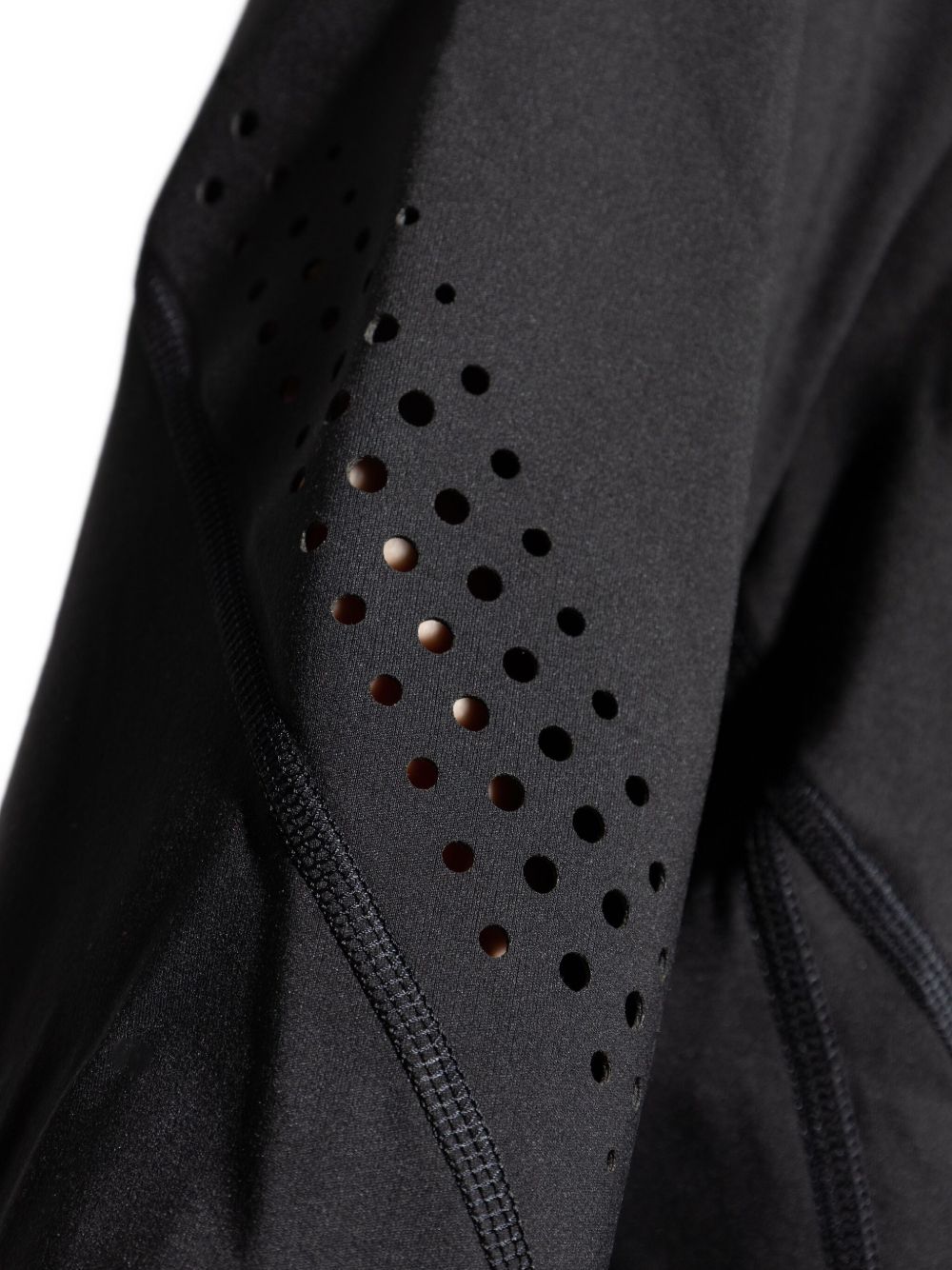 Giacca con zip a collo alto in nero Adidas by stella mc cartney - donna 