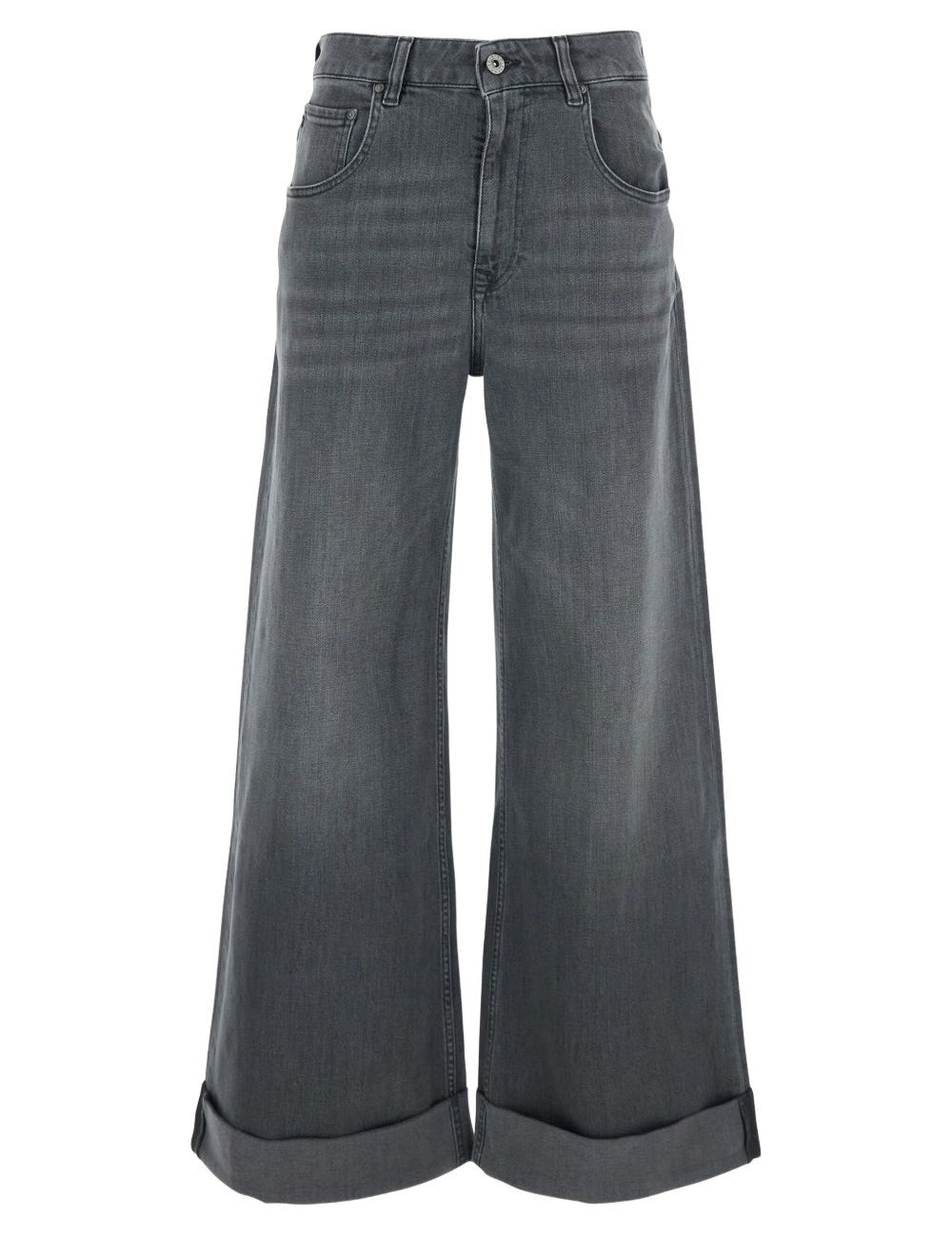 Jeans Tokyo con risvolto in grigio Ag jeans - donna 