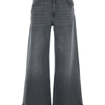 Jeans Tokyo con risvolto in grigio Ag jeans - donna 