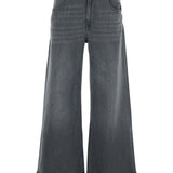 Jeans Tokyo con risvolto in grigio Ag jeans - donna 