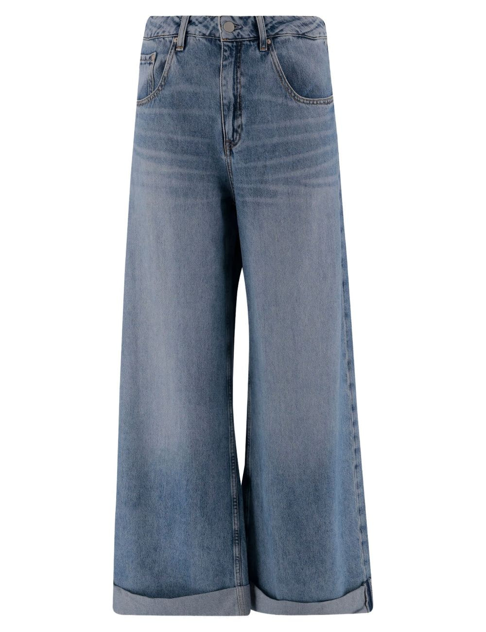 Jeans con risvolto in blu Ag jeans - donna 