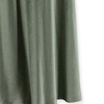 Gonna midi in satin verde Alberta Ferretti - donna 