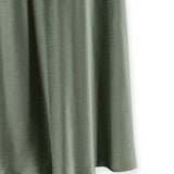 Gonna midi in satin verde Alberta Ferretti - donna 