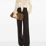 Blusa in raso in beige Alberta ferretti - donna 